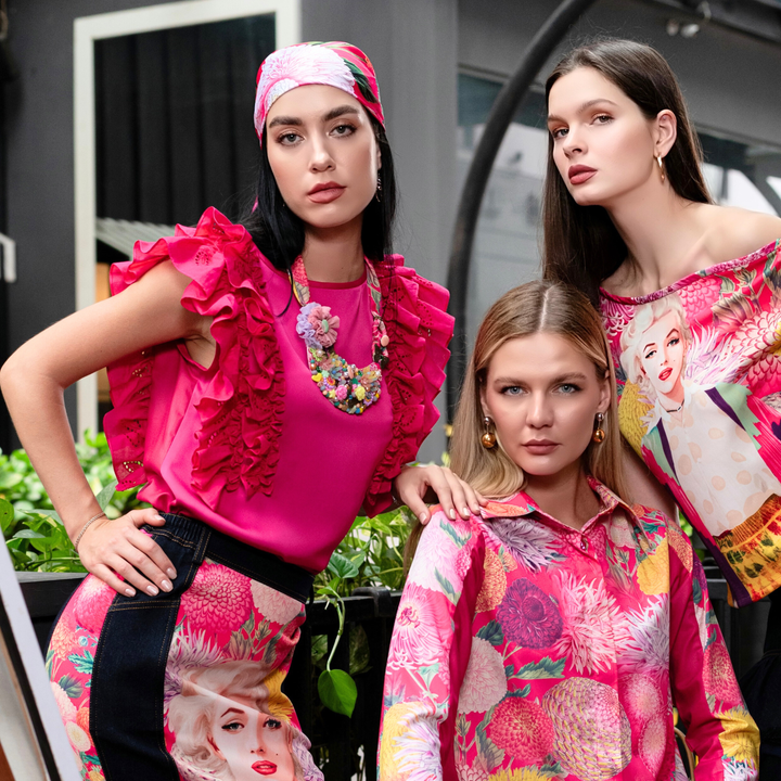 Timeless Pieces gorgeous fuchsia top - 2MADISONAVENUE.COM