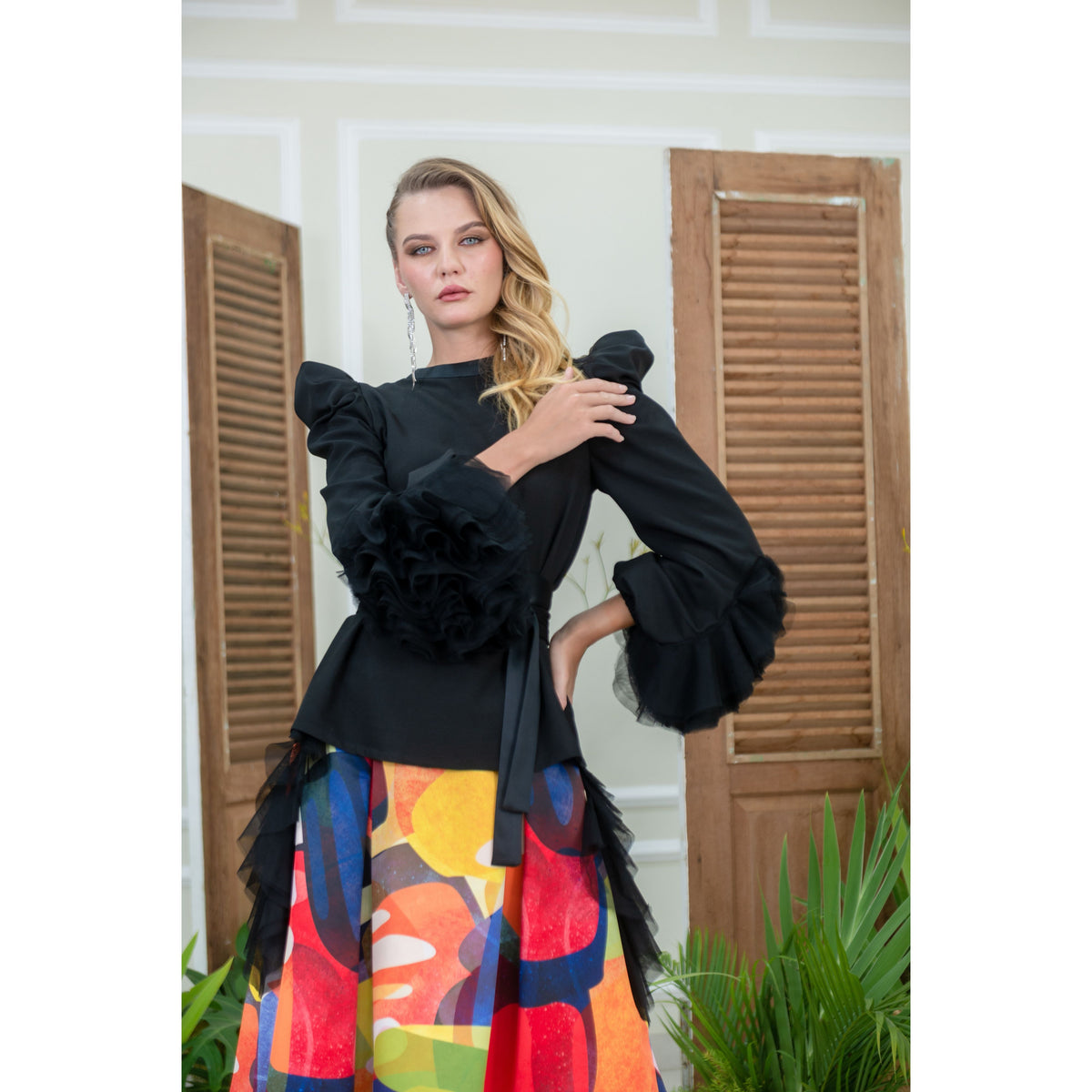 Becoming New Agnez in Black With Tulle (6916816568343)