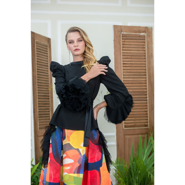 Becoming New Agnez in Black With Tulle (6916816568343)