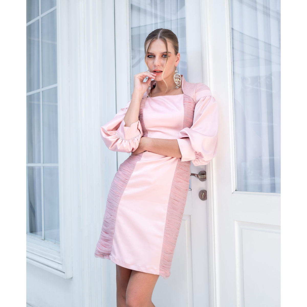 Kathleen Dress in Dusty Pink (6969692028951)