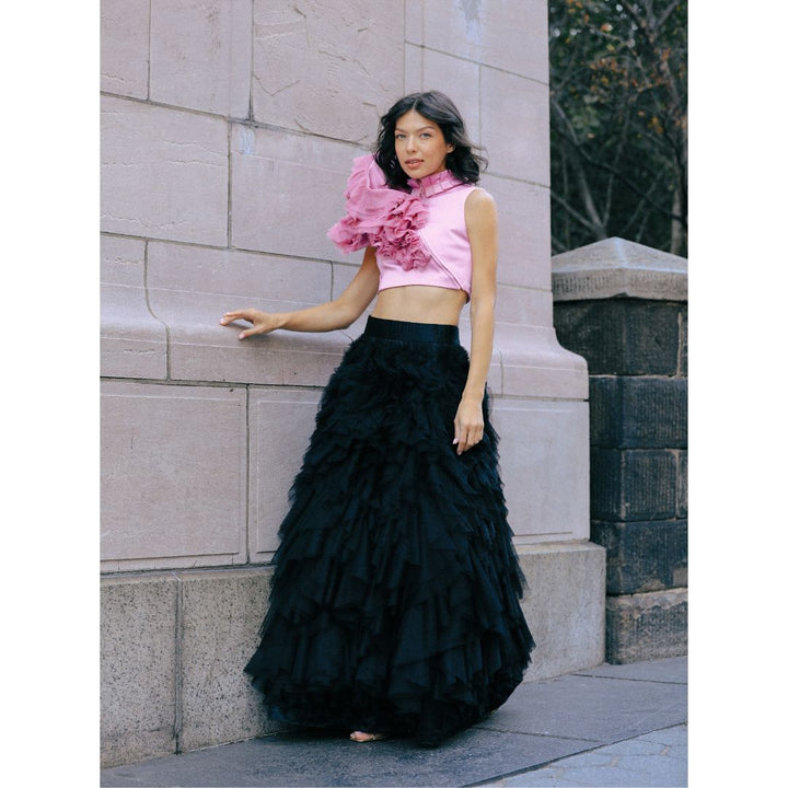 It's time Met Gala tulle black skirt (6707819839511)