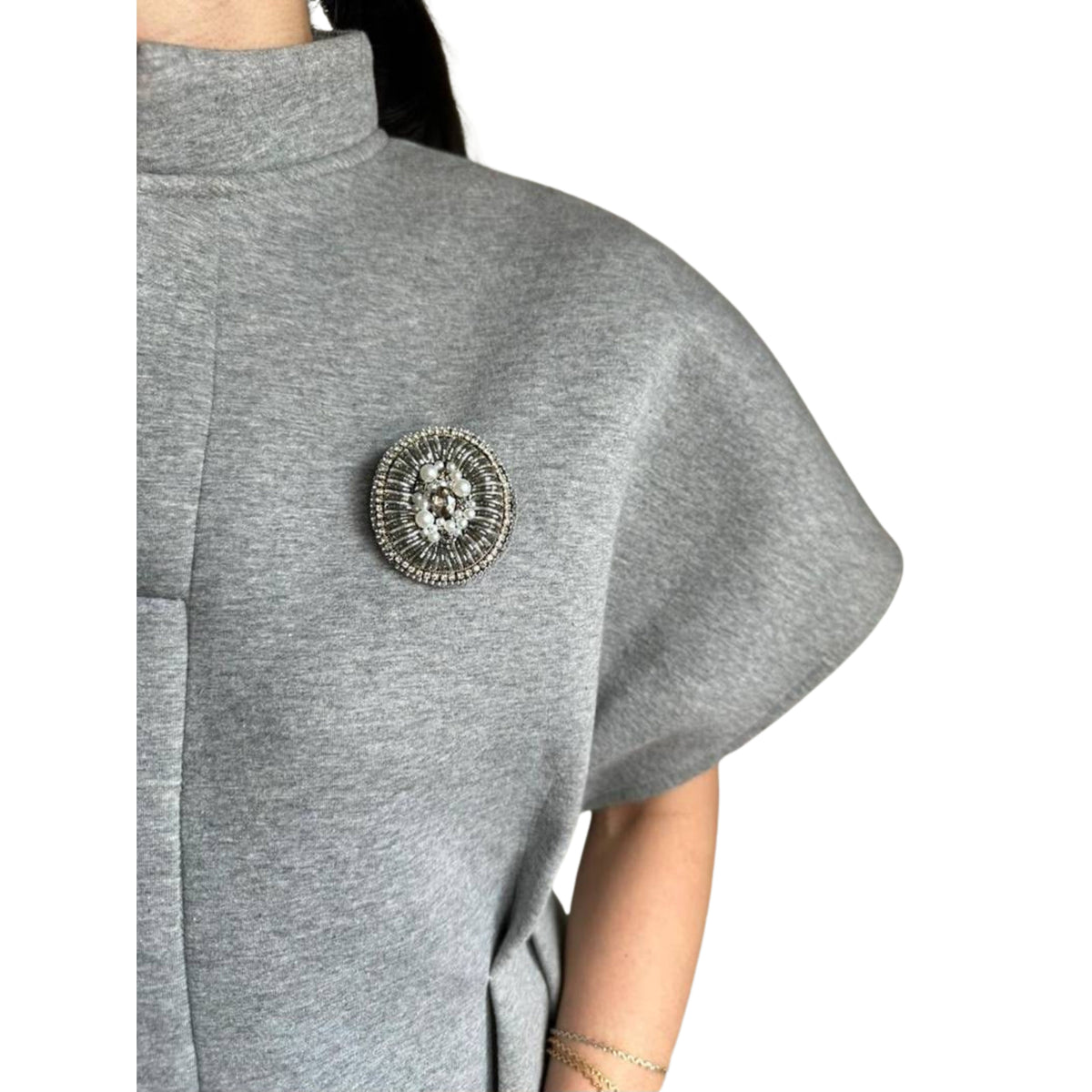 Vira Brooch - Silver