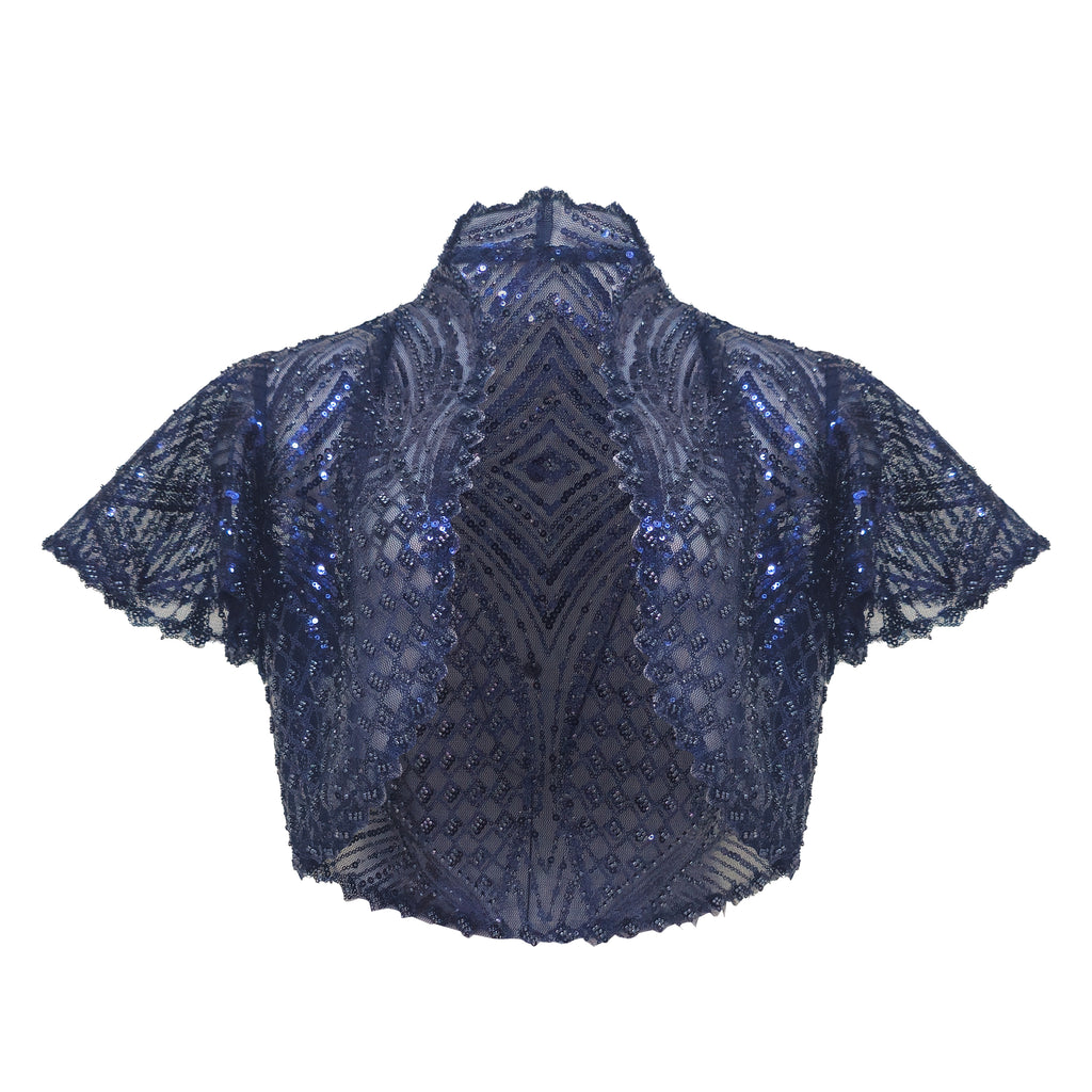 Timeless Navy Lace Bolero