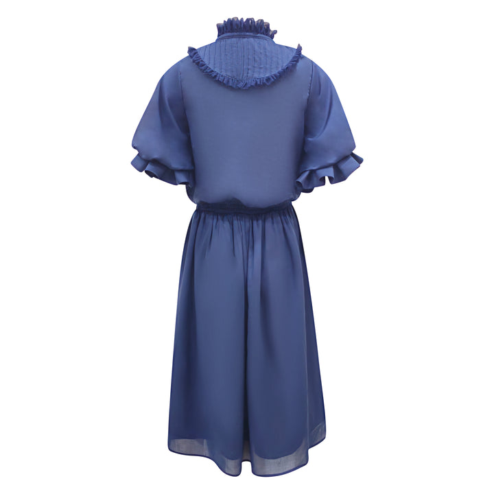 Signature Navy Blue romantic dress - 2MADISONAVENUE.COM
