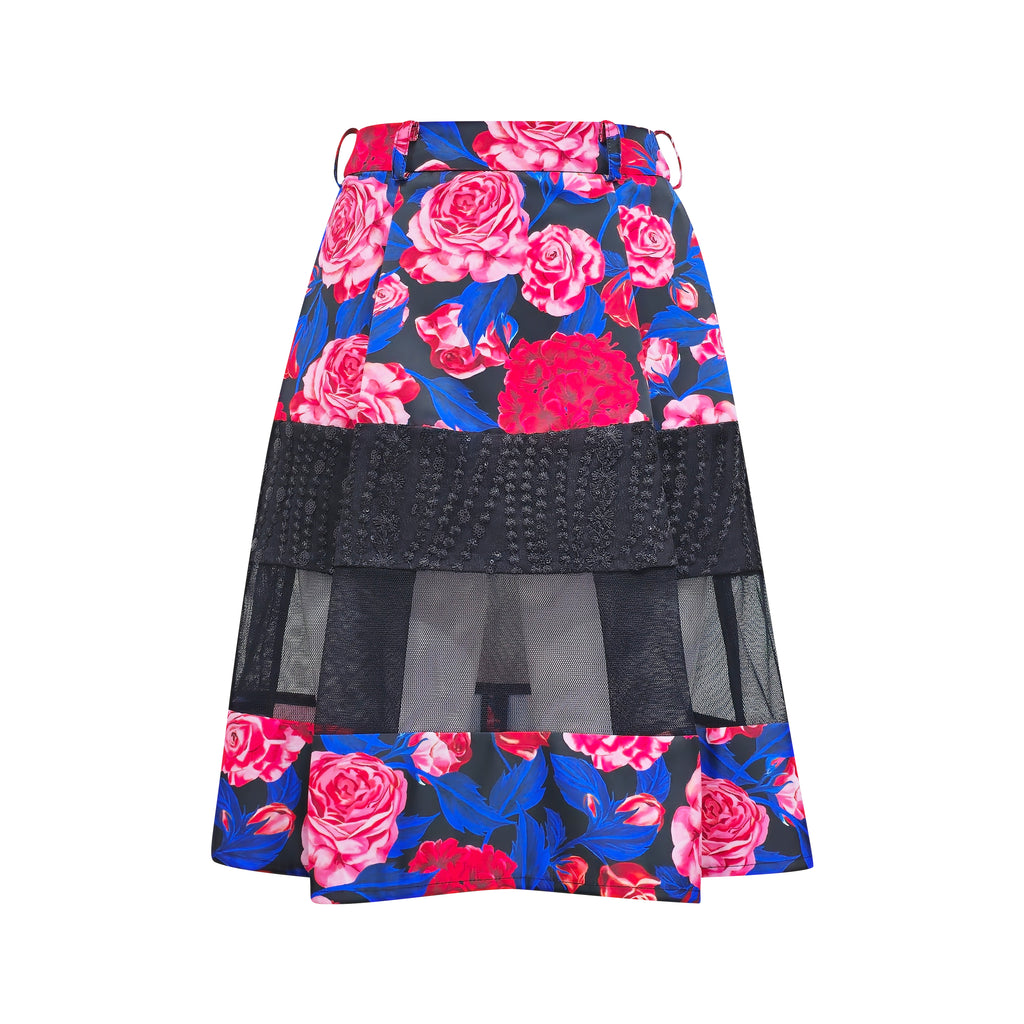 Flower Retro Jennifer Short Skirt