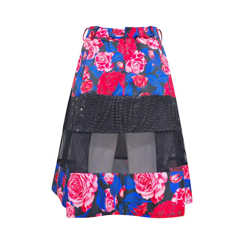 Flower Retro Jennifer Short Skirt