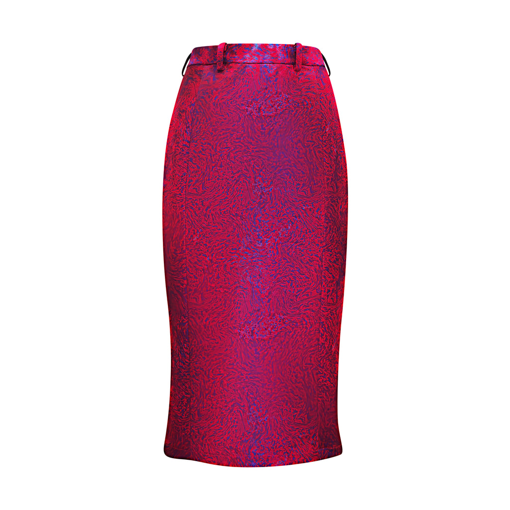 Moxie Abstract pencil skirt