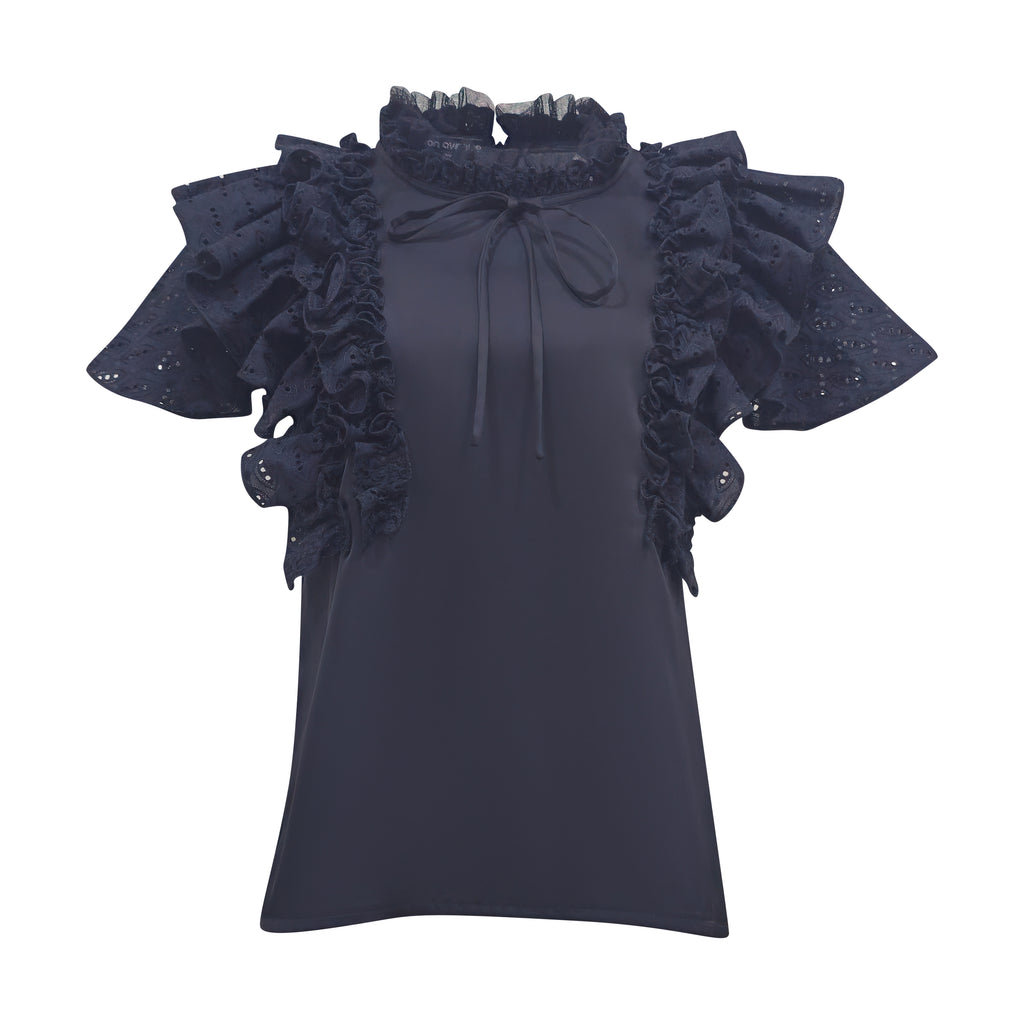 Signature Black Gorgeous Romantic Black Top