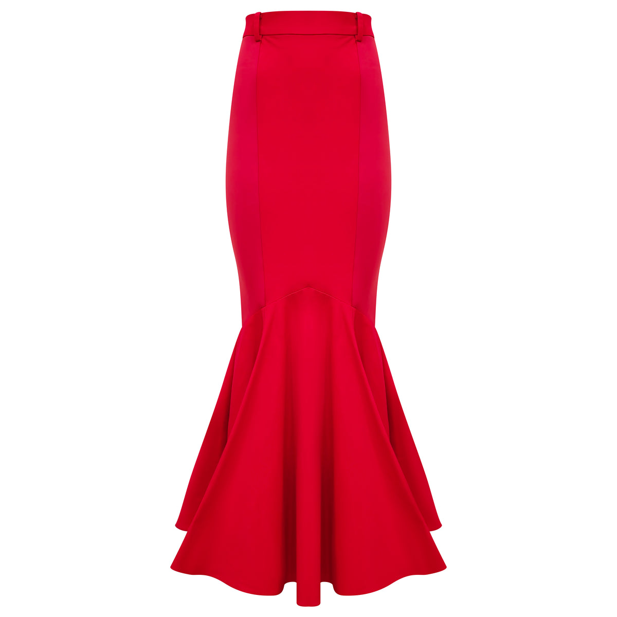 Signature Red mermaid long skirt - 2MADISONAVENUE.COM