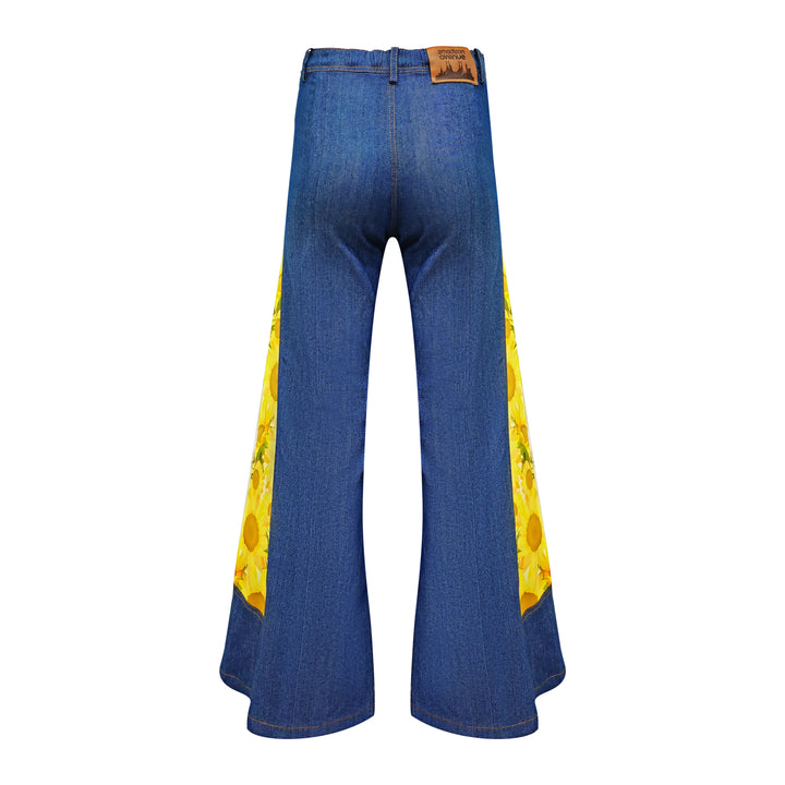Sunflower new denim cullote pant - 2MADISONAVENUE.COM