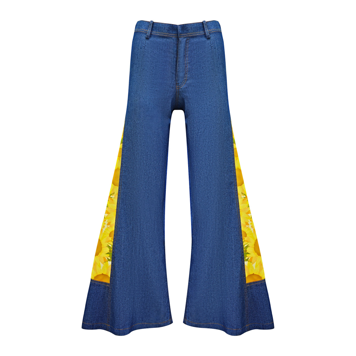 Sunflower new denim cullote pant - 2MADISONAVENUE.COM