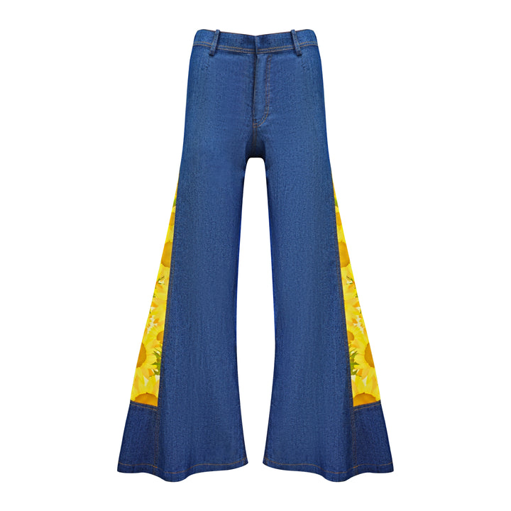 Sunflower new denim cullote pant - 2MADISONAVENUE.COM