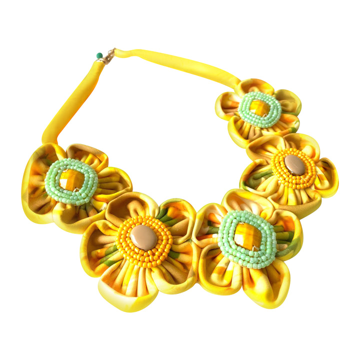 Sunflower Festive Necklace - 2MADISONAVENUE.COM