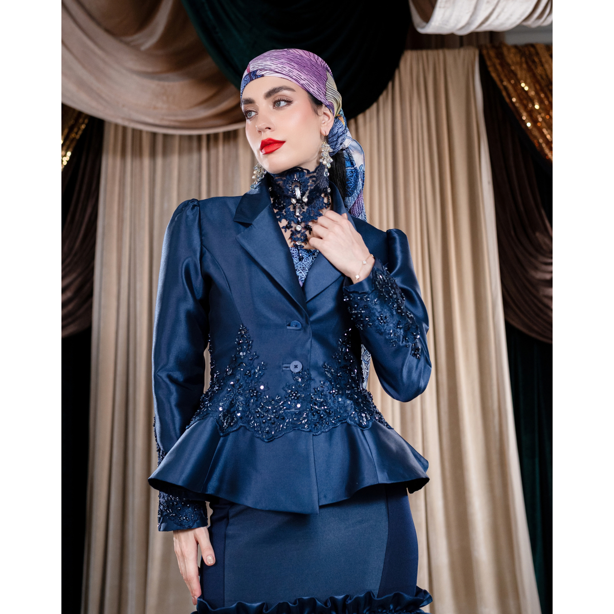 Signature Navy samantha blazer