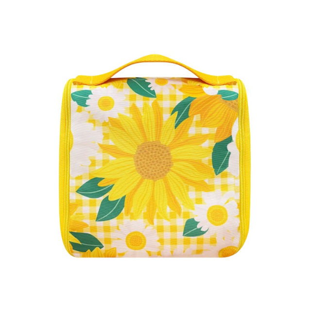 Sunflower Toiletries Bag - 2MADISONAVENUE.COM