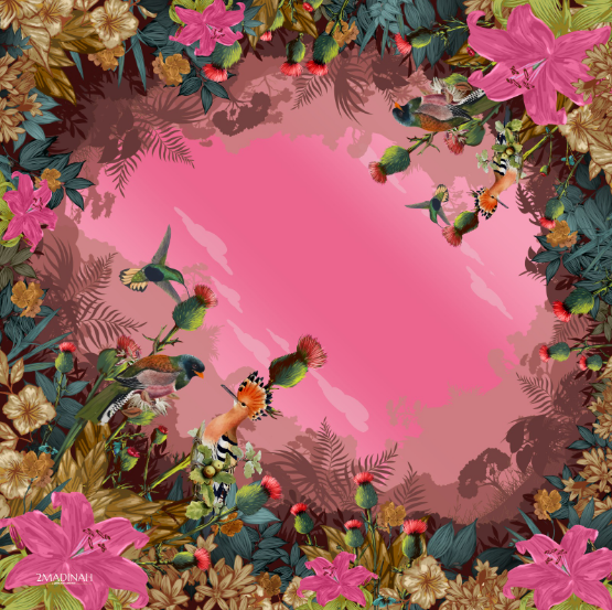 Central Park Pink Hijab Scarf (7160344739863)