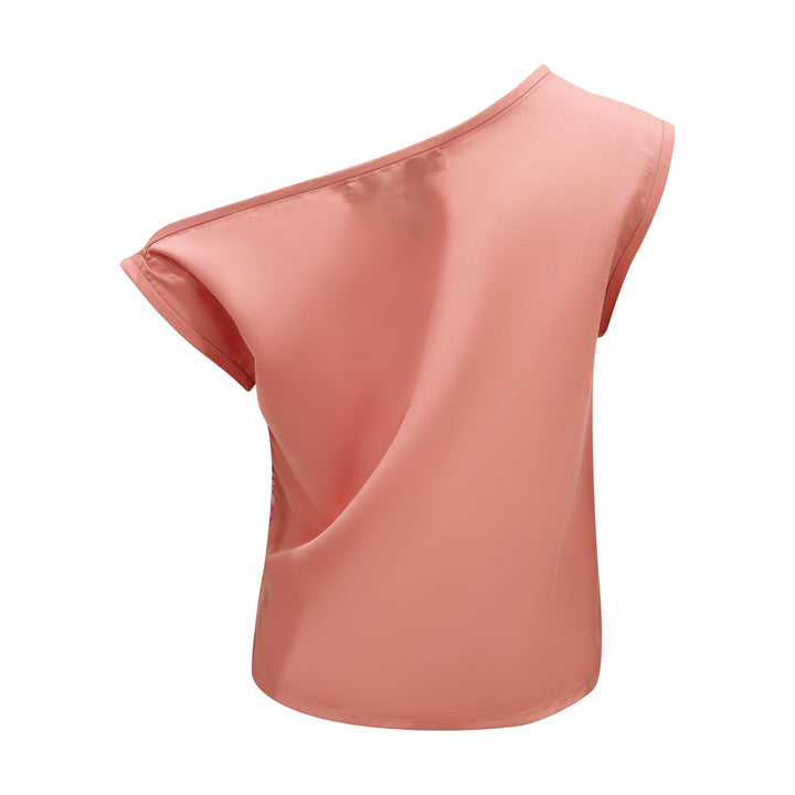 Marilyn Flower Passion new sabrina pink top (7891026477079)