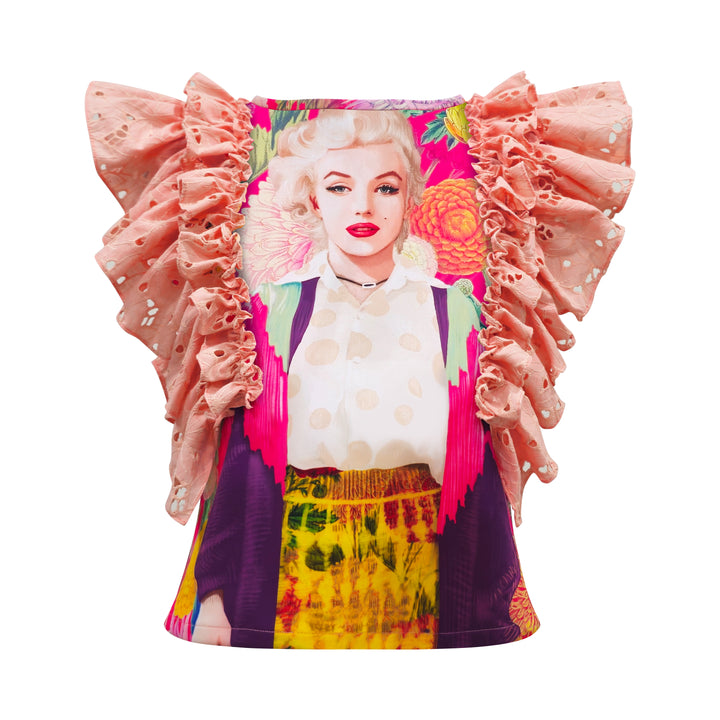 Marilyn Flower Passion gorgeous pink top (7784636350487)