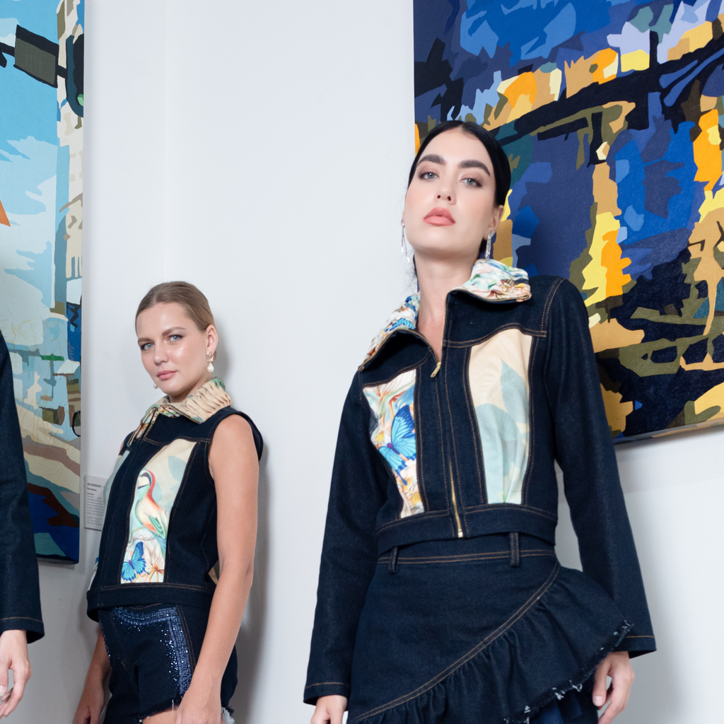 Miami Tosca cropped denim jacket (7679327404055)