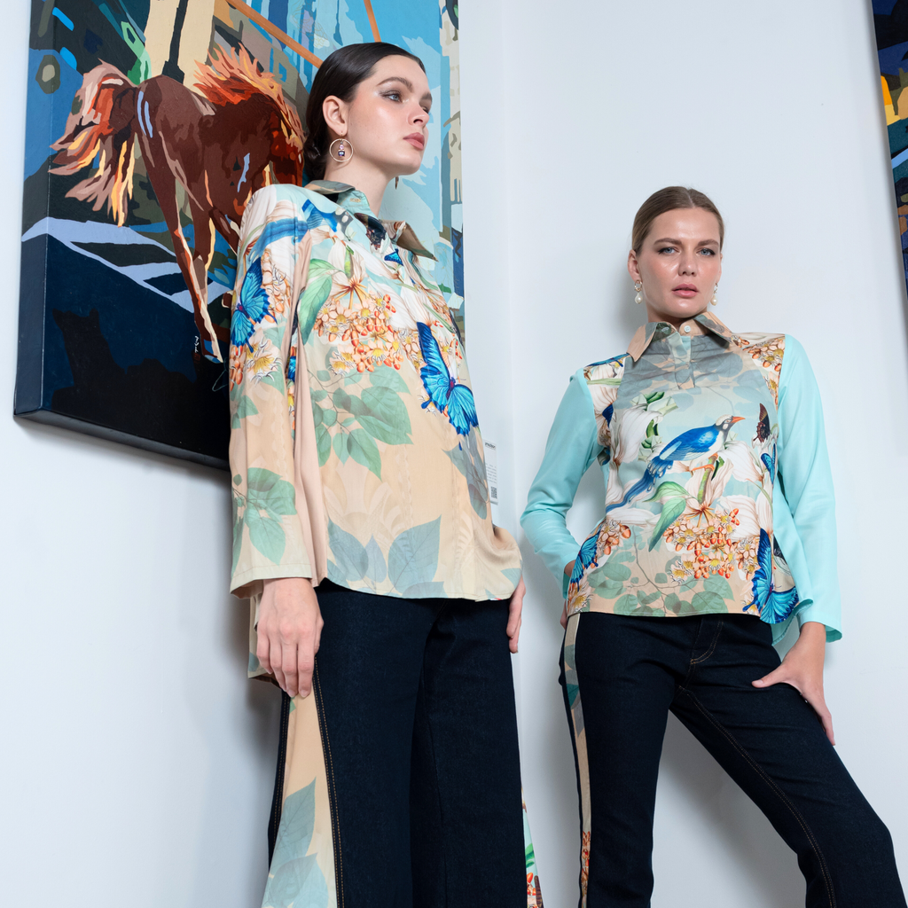 Miami Tosca ganger shirt in beige (7679107629079)