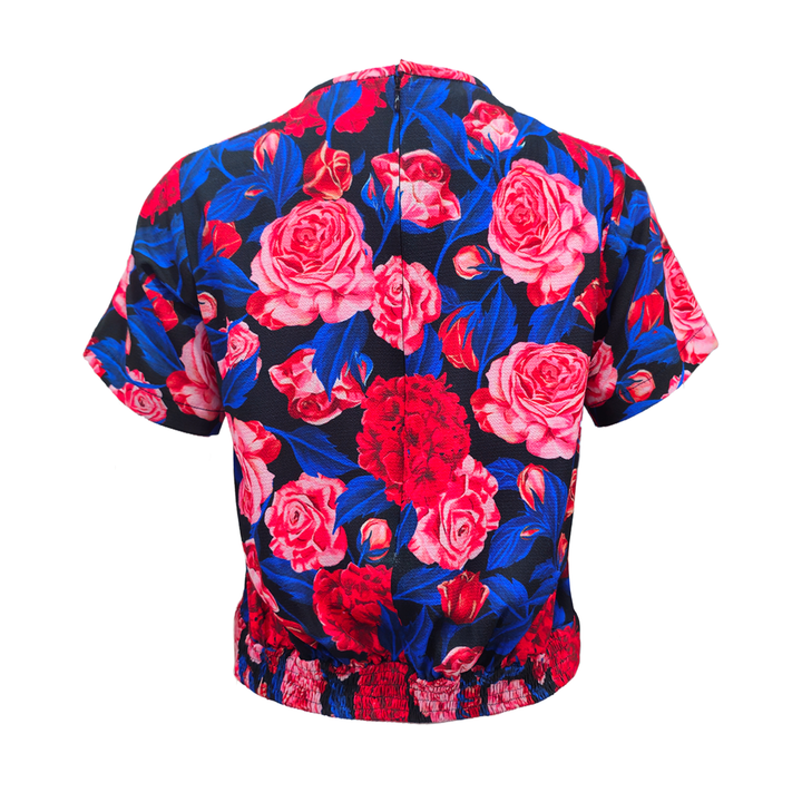 Moxie Flower top F/p - 2MADISONAVENUE.COM