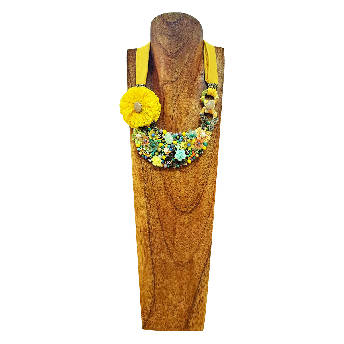 Sunflower Candy Bloom Necklace - 2MADISONAVENUE.COM