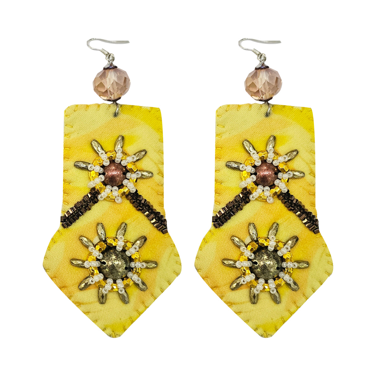 Sunflower Festive Earrings - 2MADISONAVENUE.COM