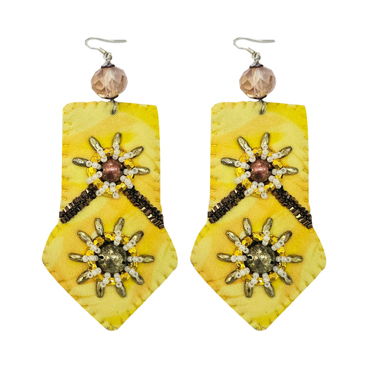 Sunflower Festive Earrings - 2MADISONAVENUE.COM