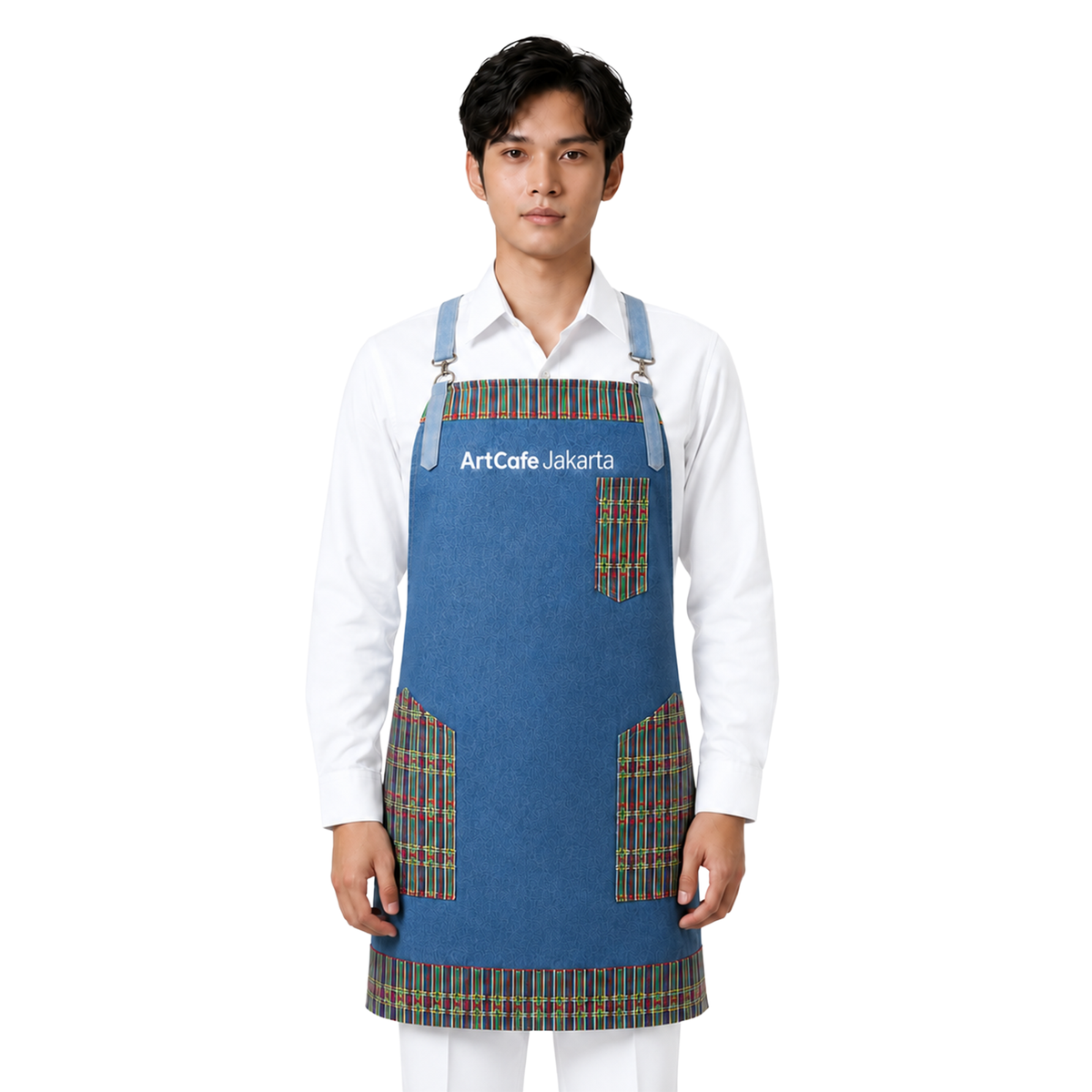 Traditional Apron with tenun badui pria - 2MADISONAVENUE.COM