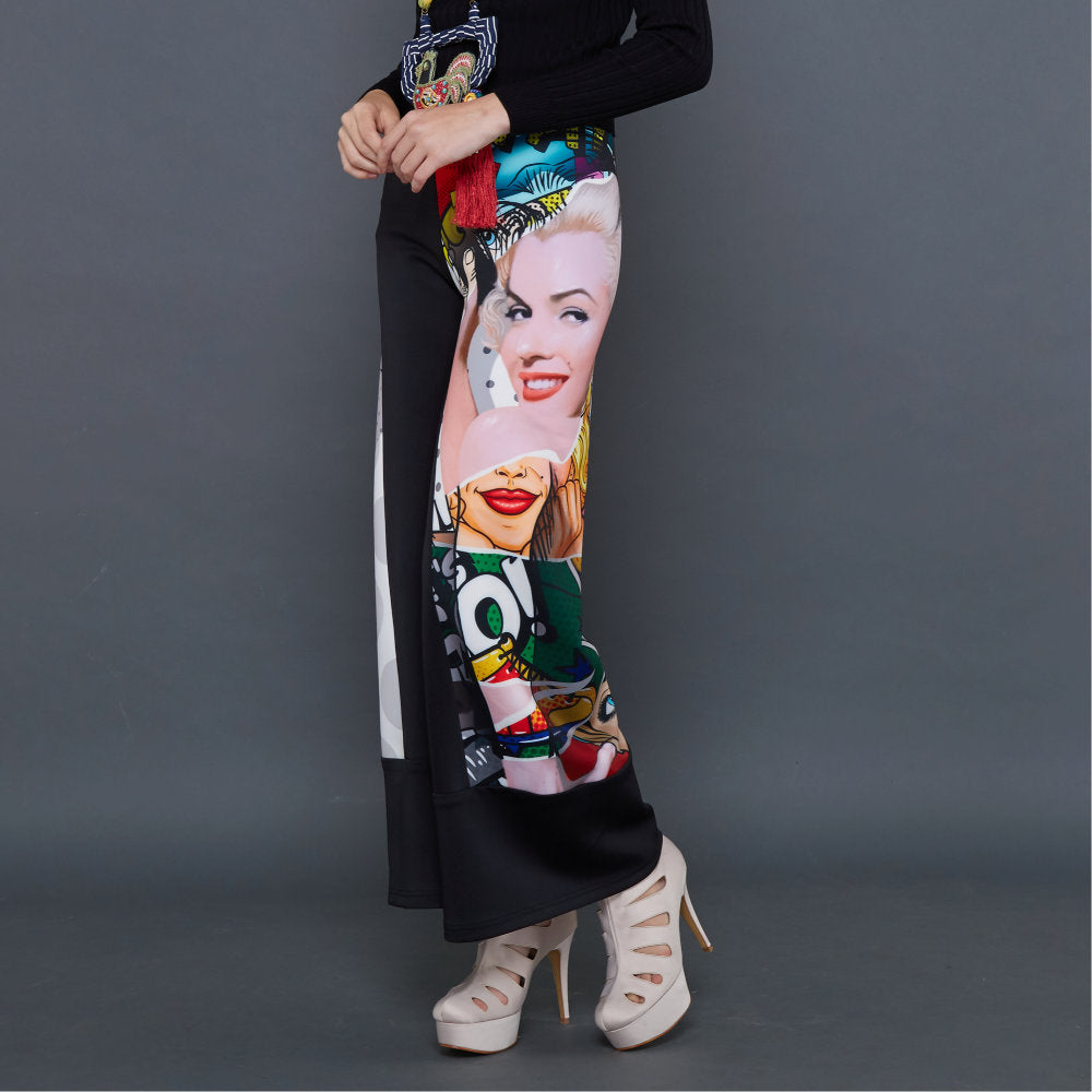 Glam Cullote with Marilyn Pow Art Without Sequin-2MADISONAVENUE.COM (1934928478250)