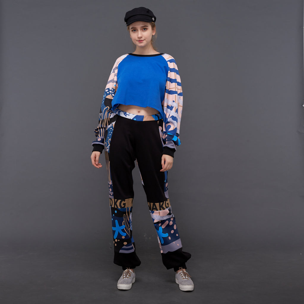 Billy Sweatpants With Liga in Deep Blue (4854014410775)