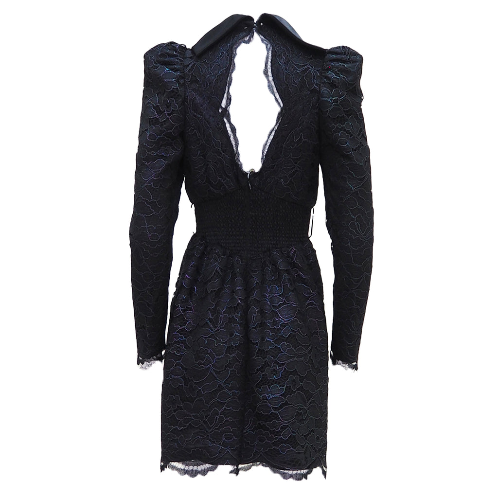 Night Garden New York Black Short Dress (6698100195351)