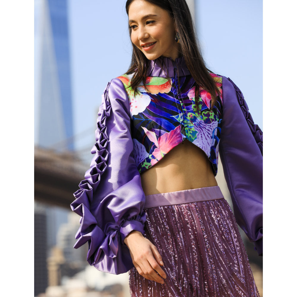 Becoming Orchid My Destiny Cropped Jacket (6866515525655)