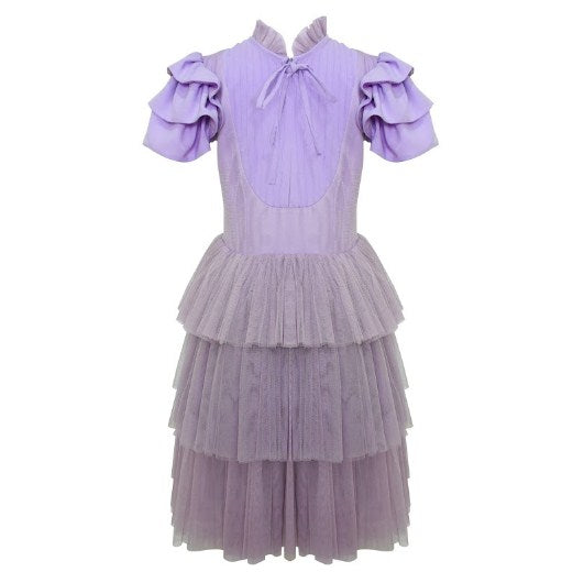L'amour Love Hannah Lilac Short Dress (6661379457047)