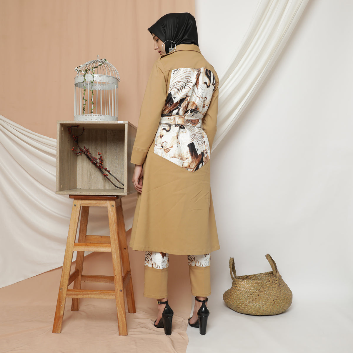 Gangsta Medium Long Jacket With Parasian Brown (4510123196439)