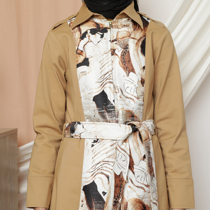 Gangsta Medium Long Jacket With Parasian Brown (4510123196439)