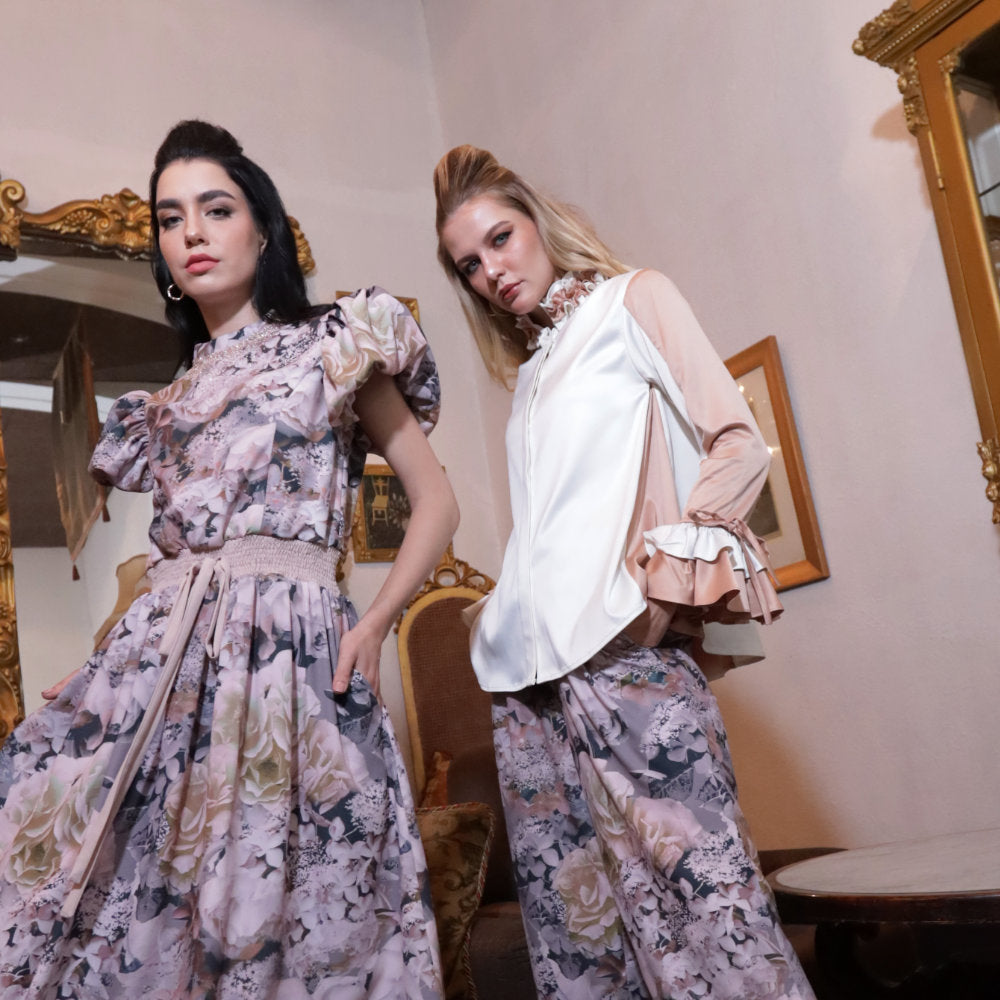 Becoming Romantic Gangsta Shirt in White (6875804237847)