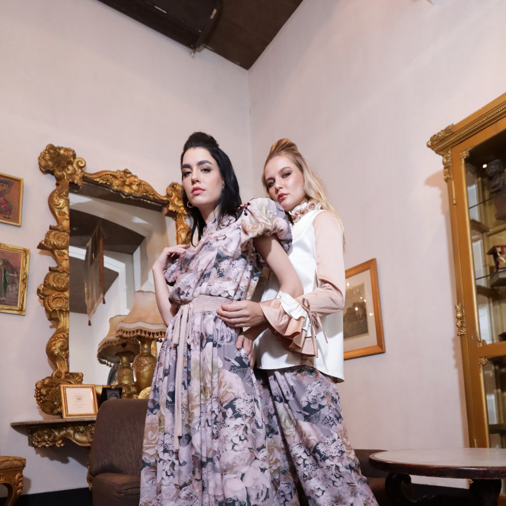 Becoming Romantic Gangsta Shirt in White (6875804237847)