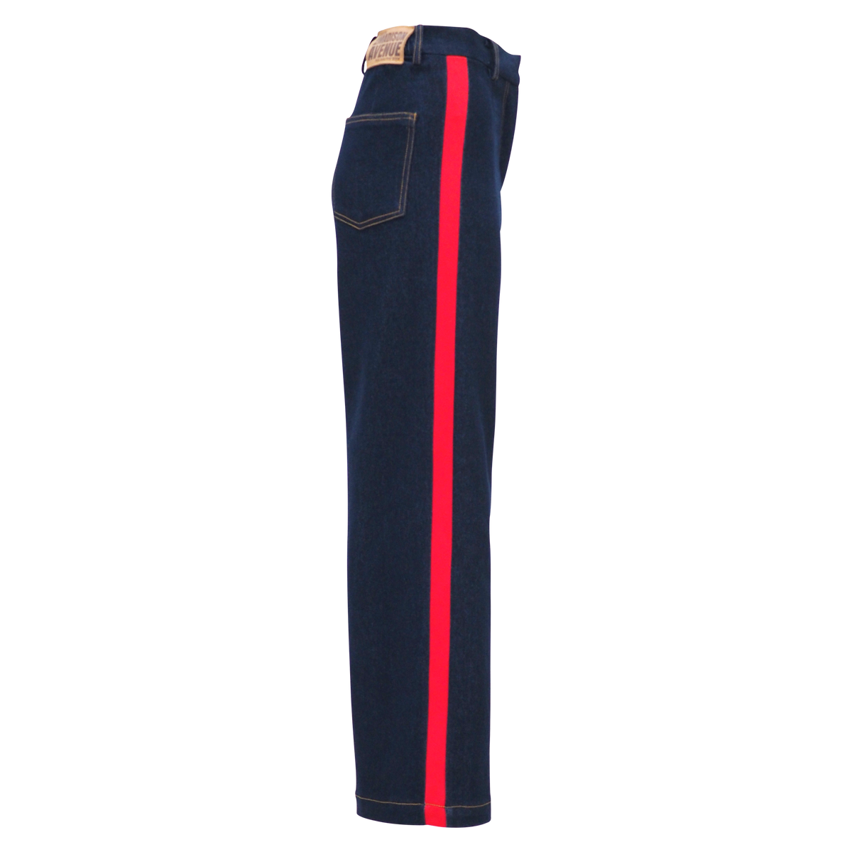 Glam Denim Cullote with Red Harmony (6790478725143)
