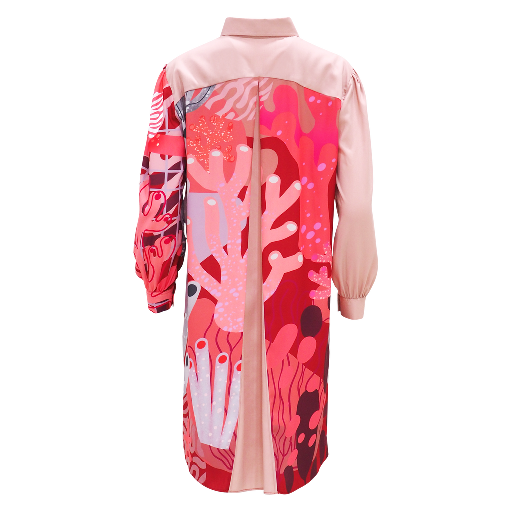 Liga Rose Pink Long Fancy Shirt (4535511154711)