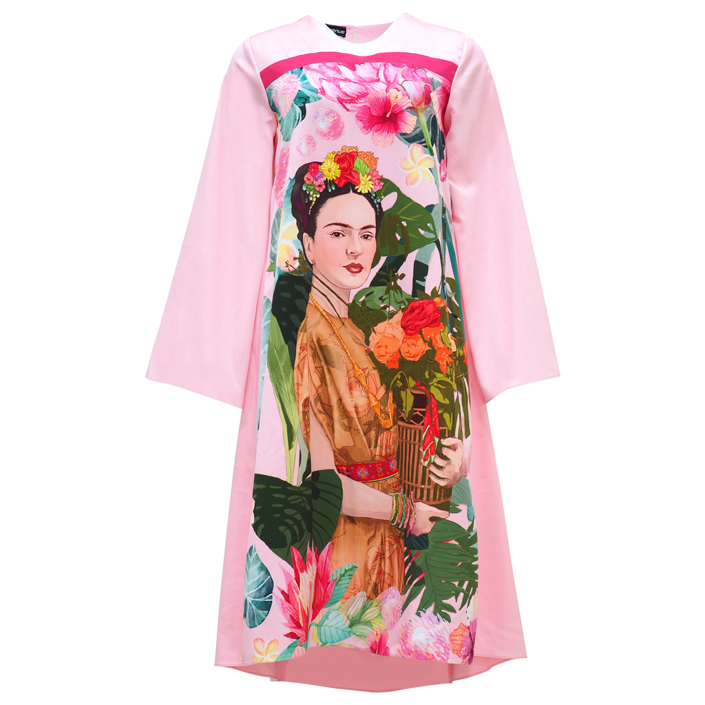 Frida Pink Bliss in Peek a Boo Dress (6805488369687)
