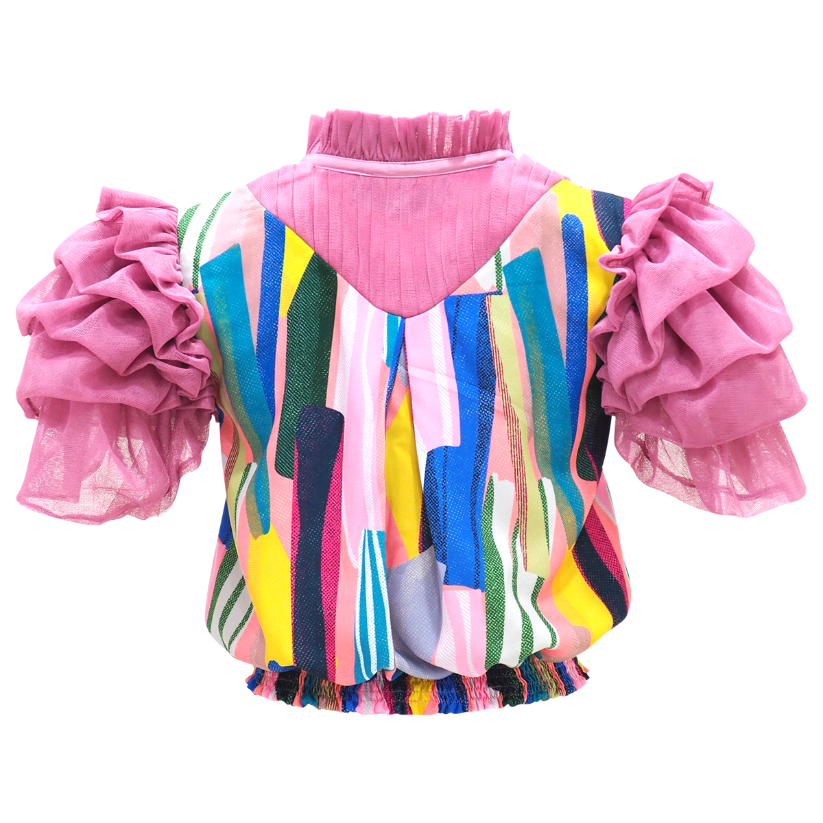 Abstract Passion Hasna Cropped Top (6813835624471)
