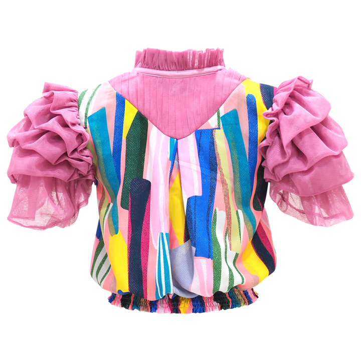 Abstract Passion Hasna Cropped Top (6813835624471)