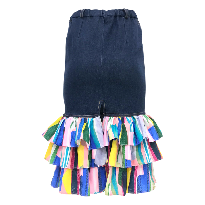 Abstract Passion Carrie Denim Skirt (6813836443671)