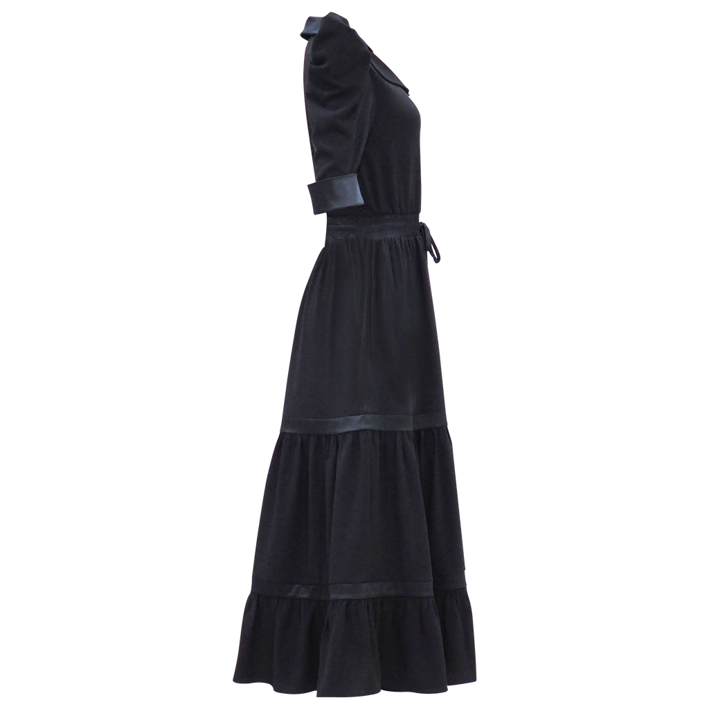 Kate Long Black Dress (6831904522263)