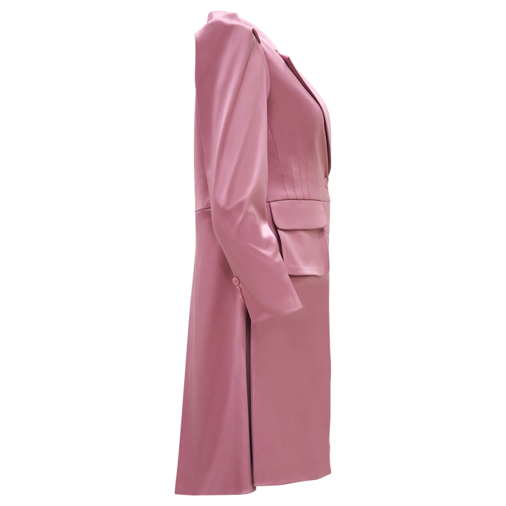 English Signature Blazer Mid-Length in Blush (6832745840663)