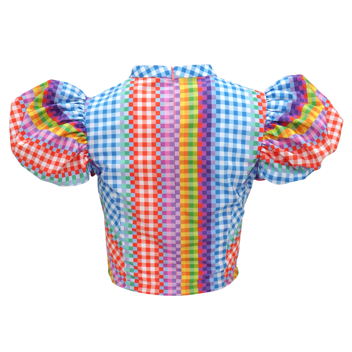 NYC Gingham Eastside Cropped Top (6832749314071)