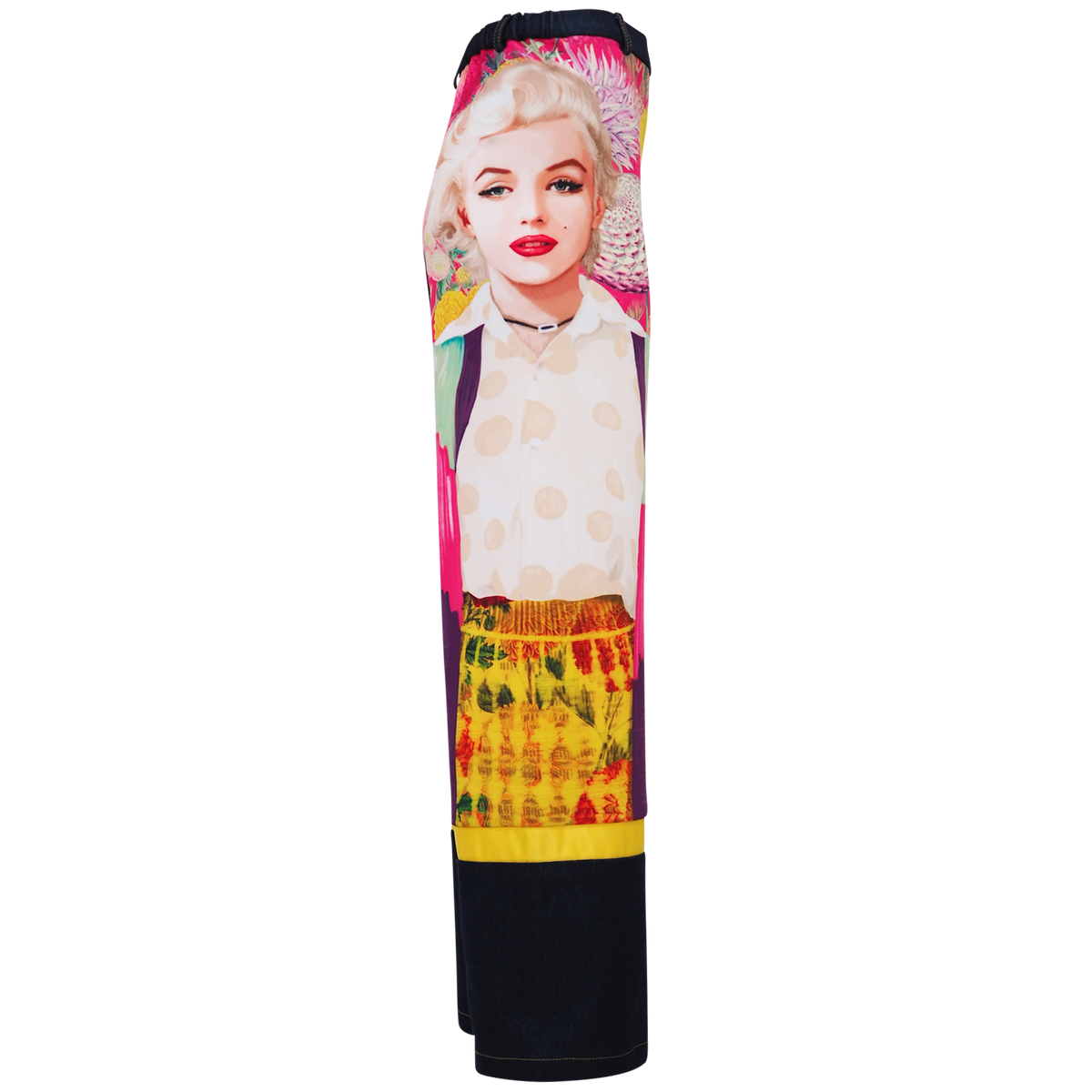 Marilyn Flower Passion Glam Denim Cullote (6861032914967)