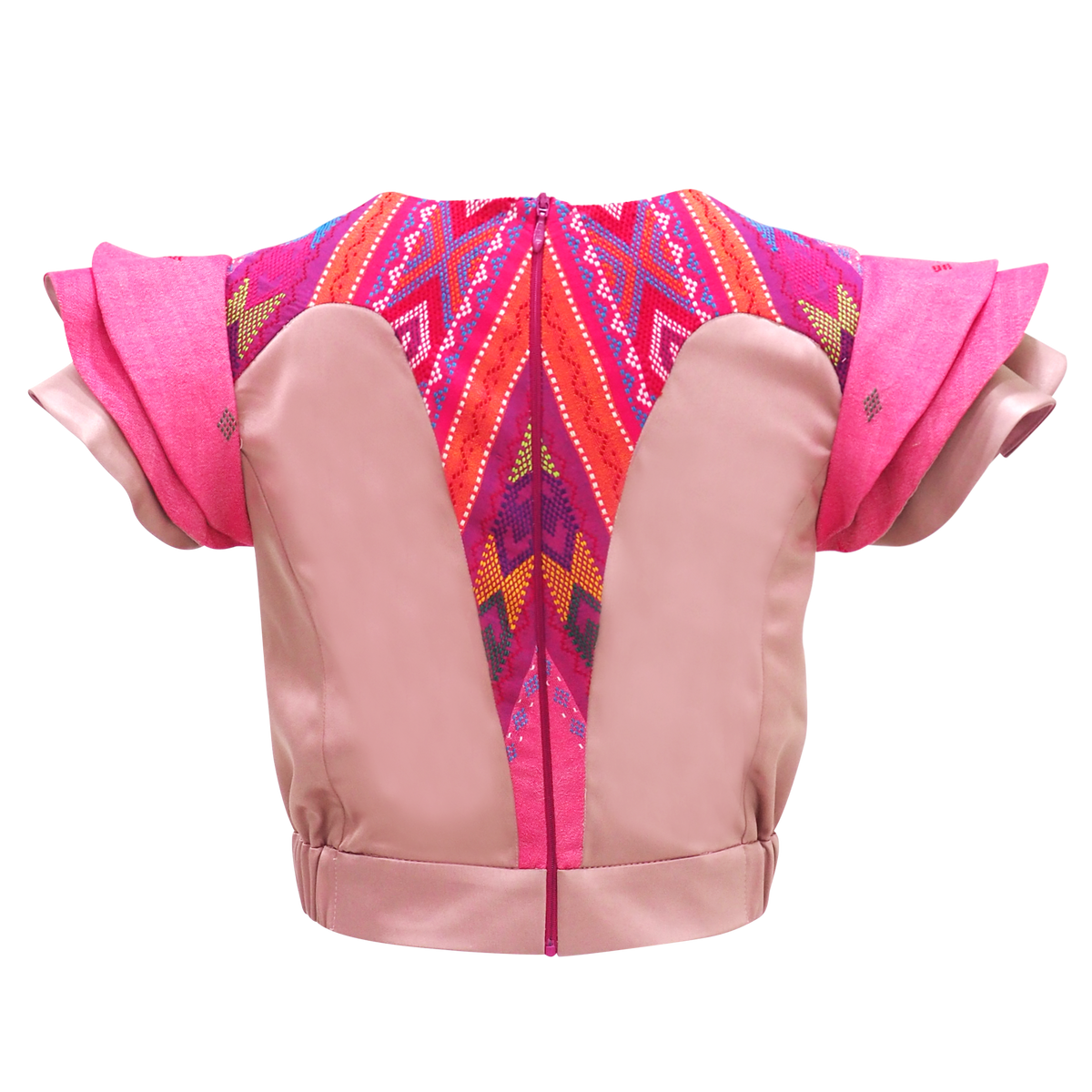 Eastside Glam Cropeed Top With Traditional Weaving #4 (6851612770327)