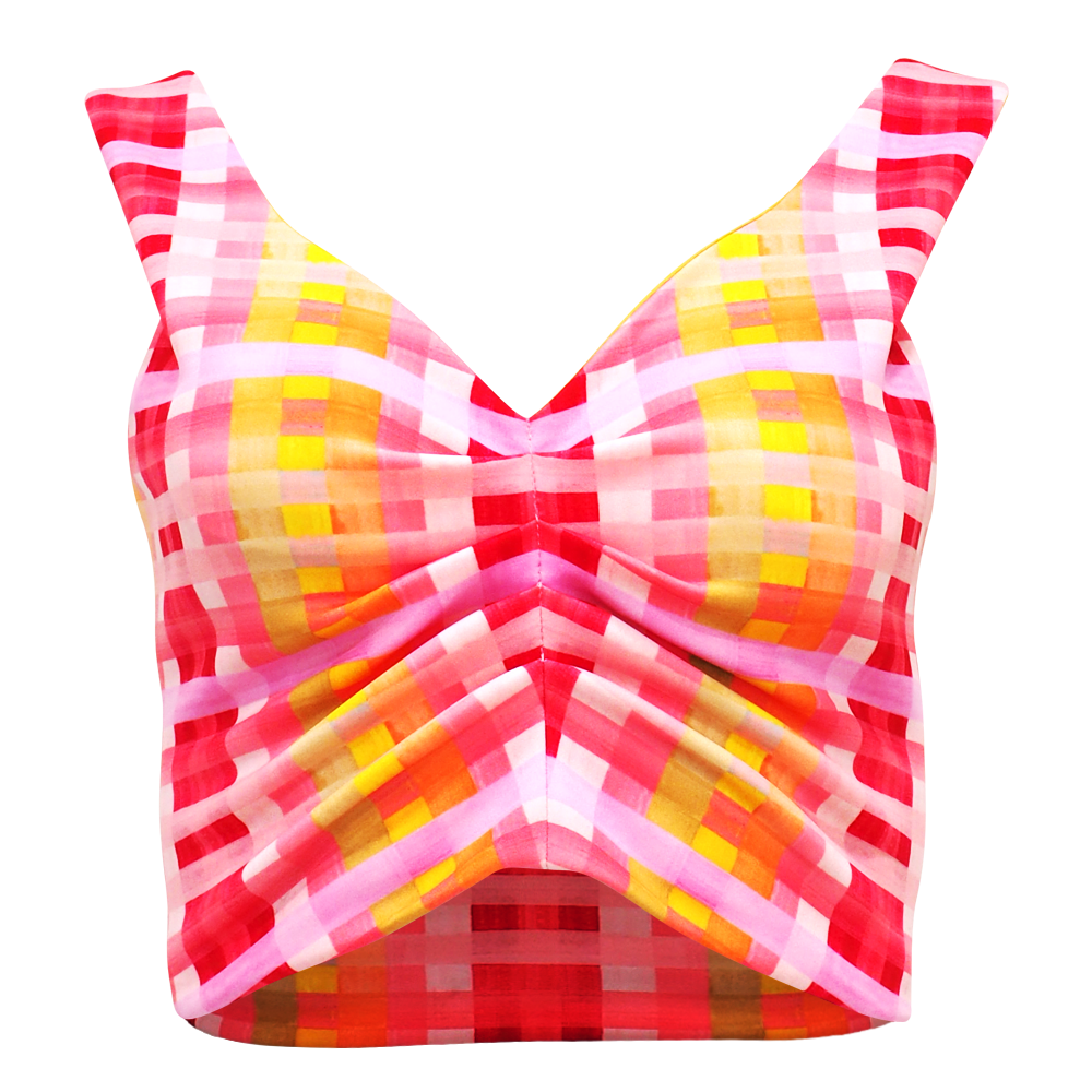 Becoming Gingham Bralette (6866513690647)